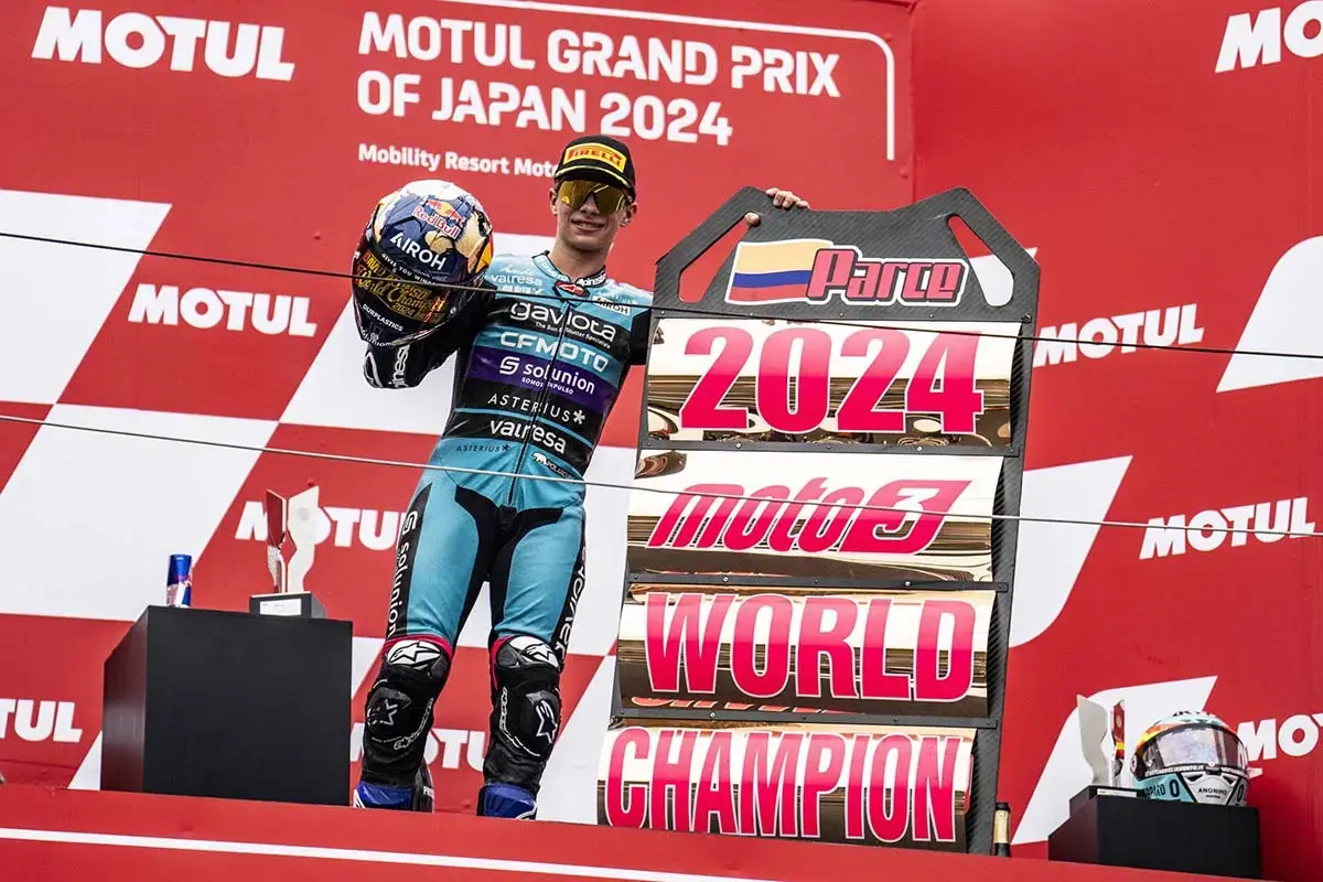 El colombiano David Alonso, Campeón del mundo de Moto3